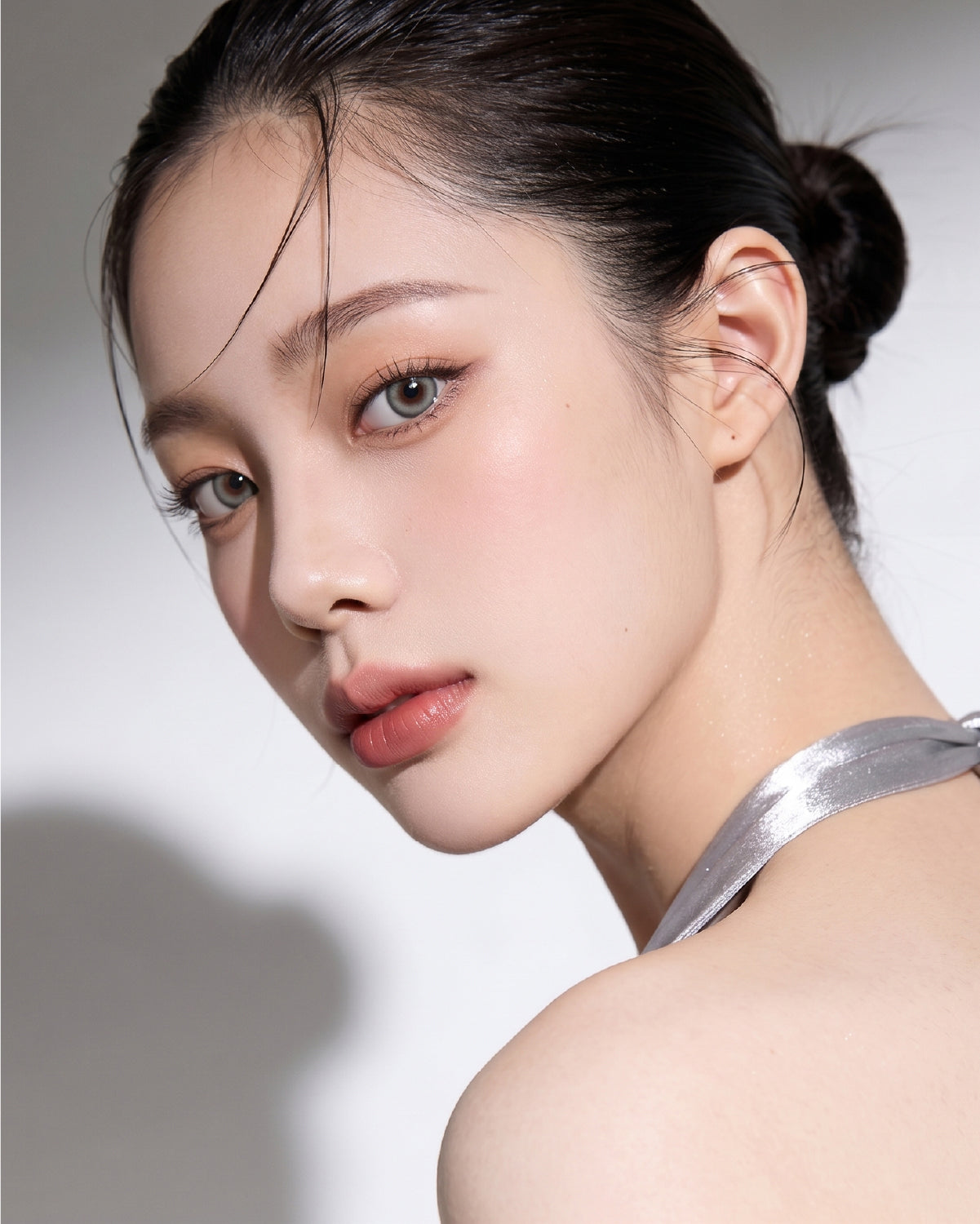 SATIN VELVET - SILK GRAY
